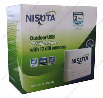 ANTENA USB WIRELESS 1000 MW 12dBI 5 MTS EXTERNA